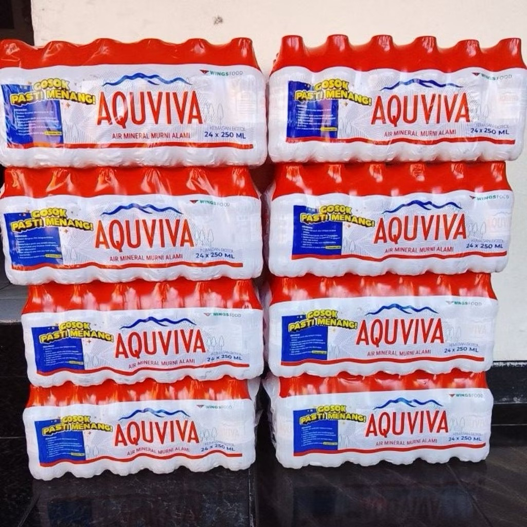 

TERMURAH AQUVIVA 1 PACK - AIR MINERAL AQUVIVA 250ML 1 PAK ISI 24 BOTOL