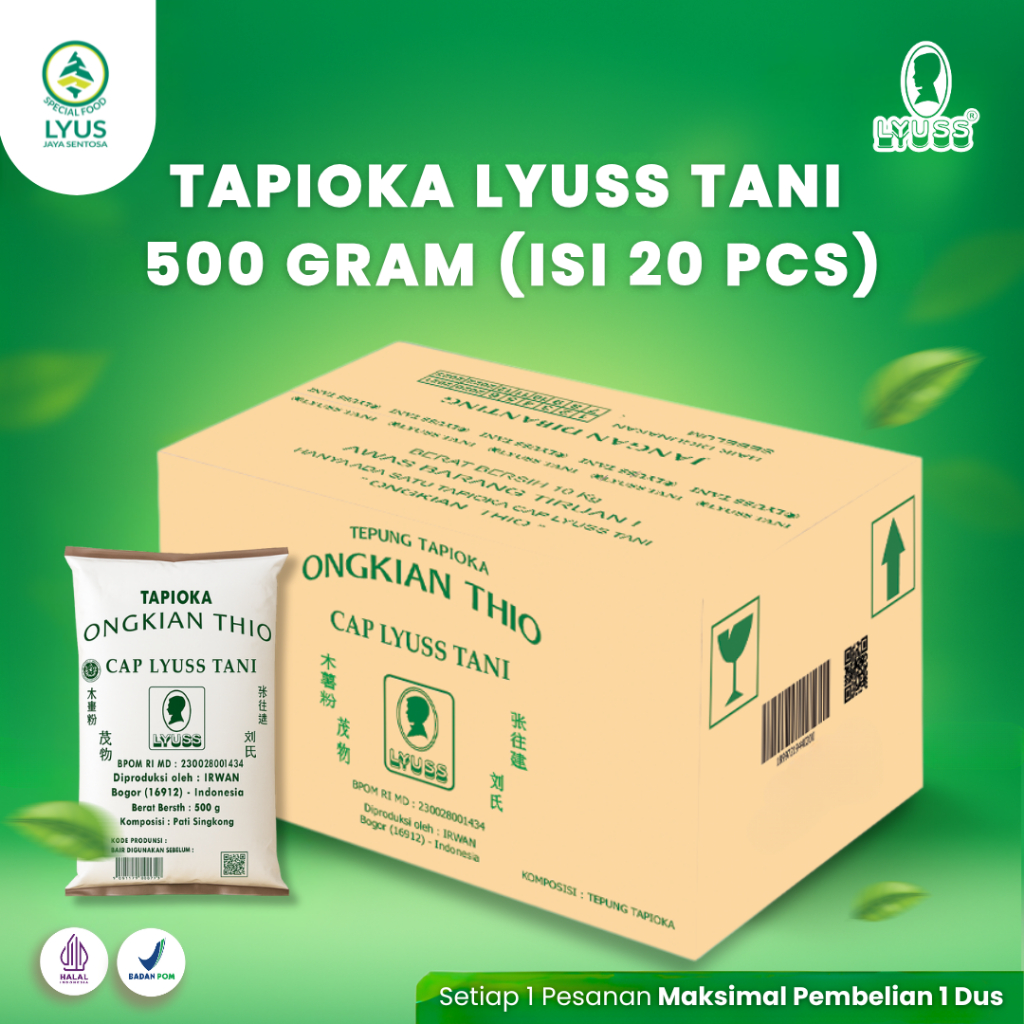 

Tepung Sagu Tapioka Kemasan (DUS)