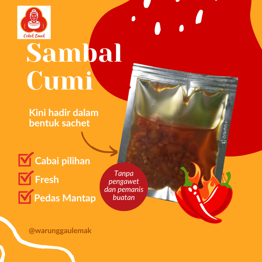

SAMBAL CUMI sachet By COBEK EMAK