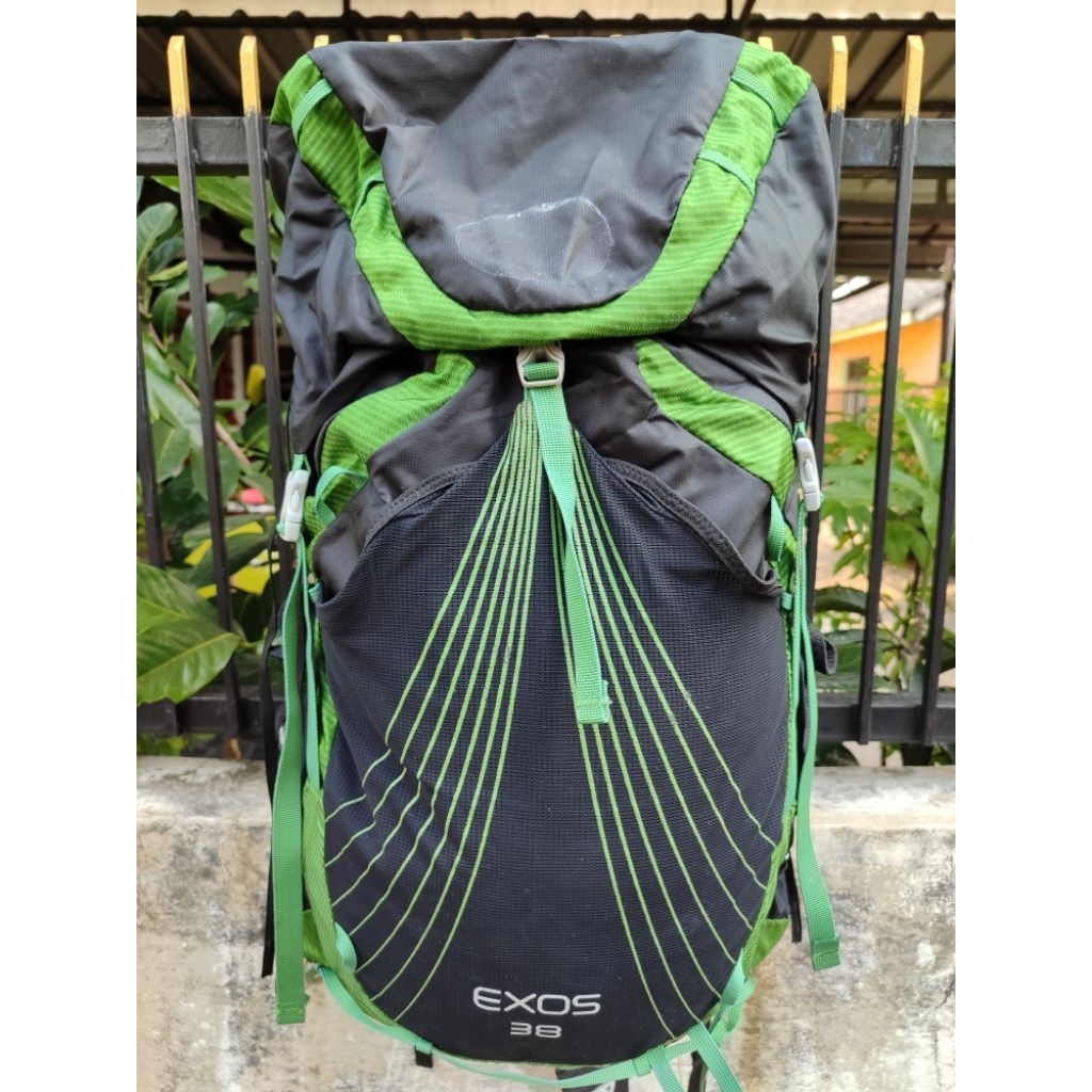 original keril osprey exos 38 keril ultralight carrier backpack tas gunung