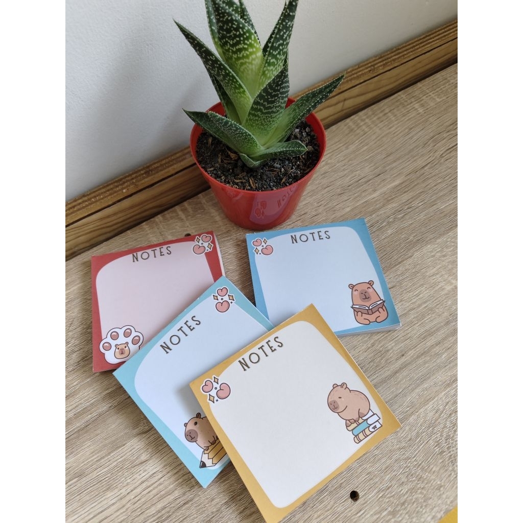 

Handmade 50 lembar Memo Pad Kertas Memo Capybara