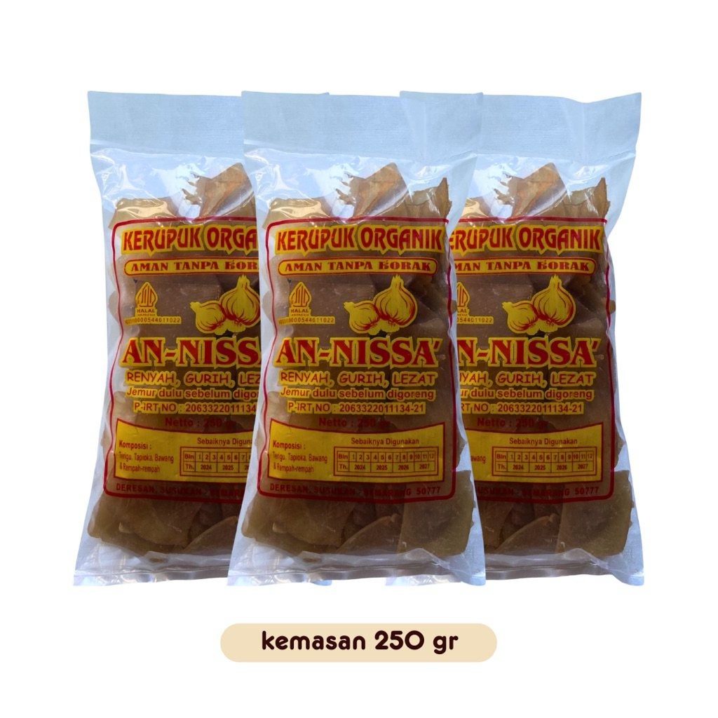 

Kerupuk Bawang An-Nissa 250 gr