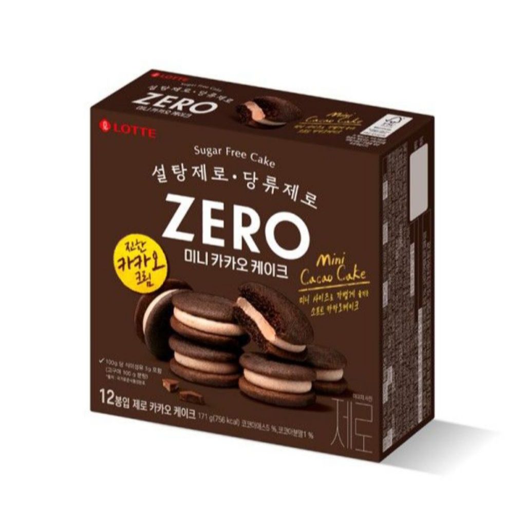 

(PO KOREA) LOTTE MONCHER ZERO SUGAR DARK CACAO ISI 12 174GR BEST SELLER