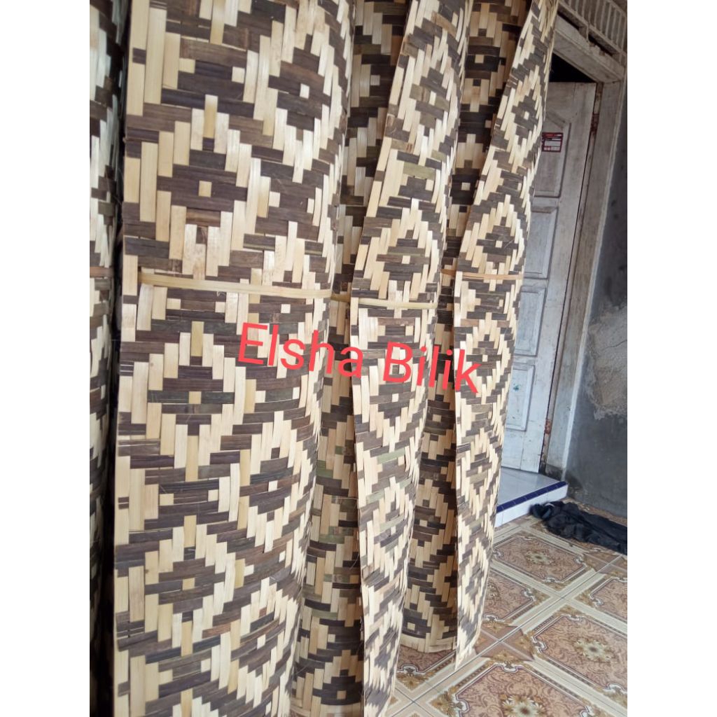 Anyaman bambu/gedeg/bilik/plafon/dinding UK 2mx3m