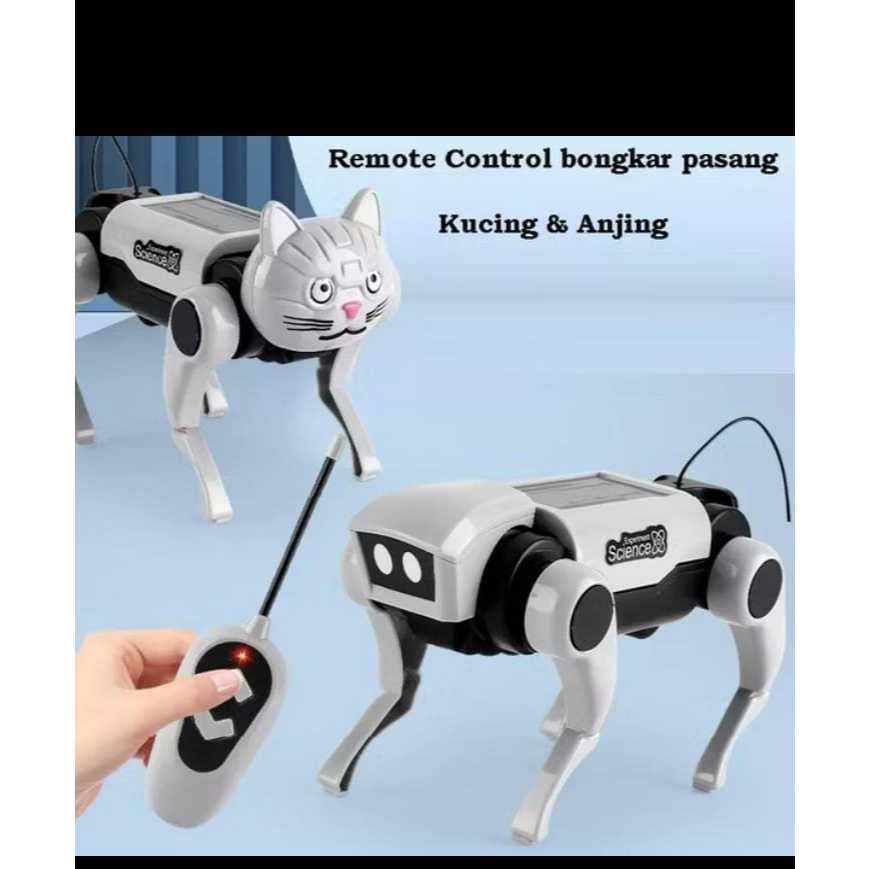 mainan anak remot control robot dog cat HX162