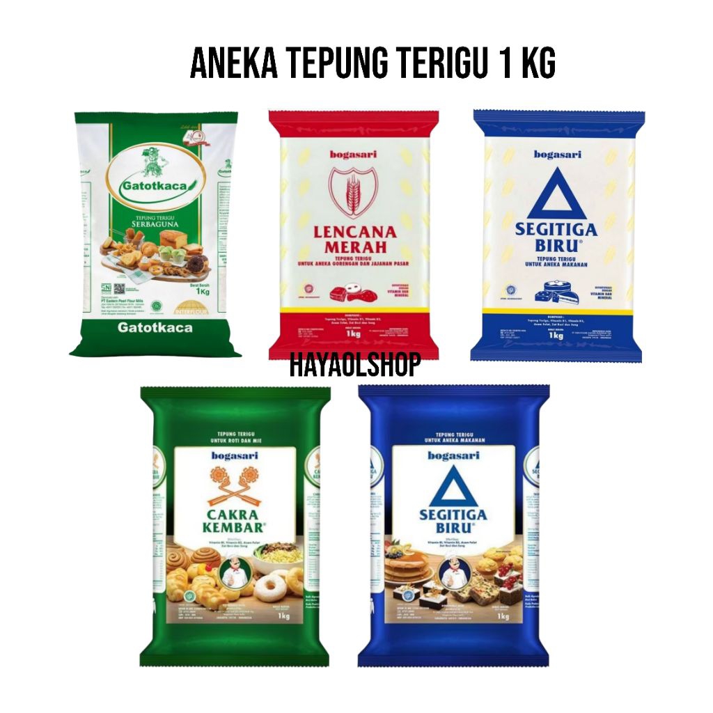 

TEPUNG TERIGU SEGITIGA BIRU 500GR/1KG
