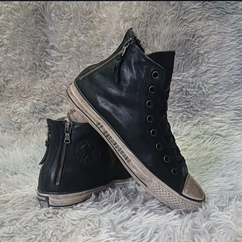 CONVERSE X JOHN VARVATOS HEEL ZIP LEATHER