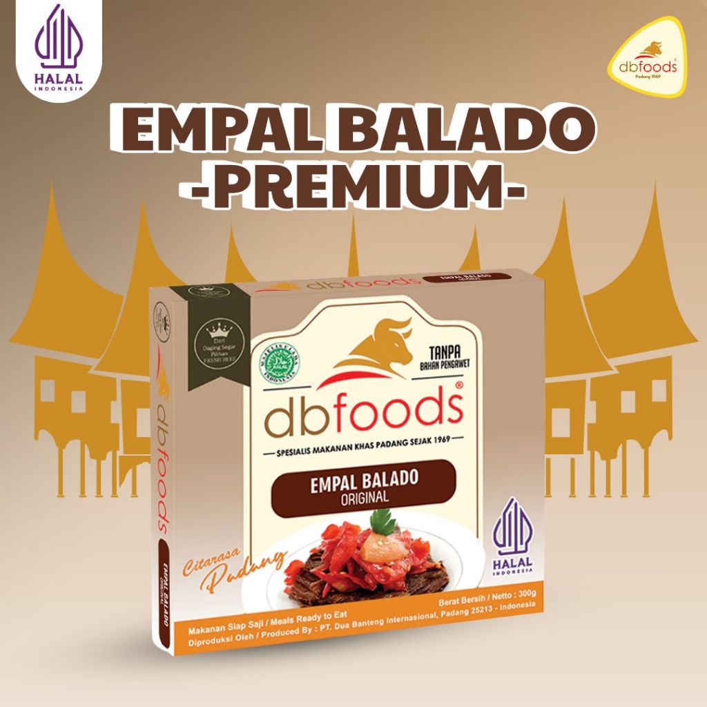 

DBFOODS Empal Balado Premium 300g Siap Makan Praktis