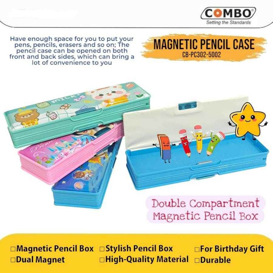 

Magnetic Pencil Case / Tempat Pensil Magnet / Kotak Pensil 2 Sisi Magnet / Tempat Pensil Motif PC302-5002