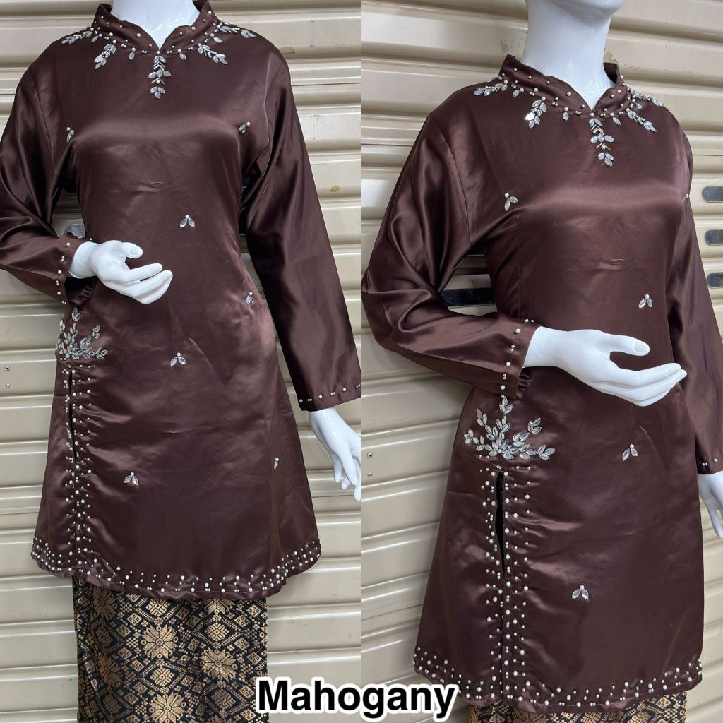 cod..Baju kurung Melayu Rok Songket//Set Tunik Kurung modern-Kebaya belah Samping vol 2-kebaya Malay