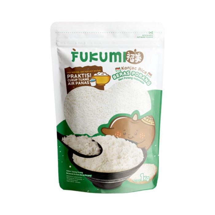 

FUKUMI Beras Porang Pouch 1 Kg - Shirataki Konjac Rice - POUCH