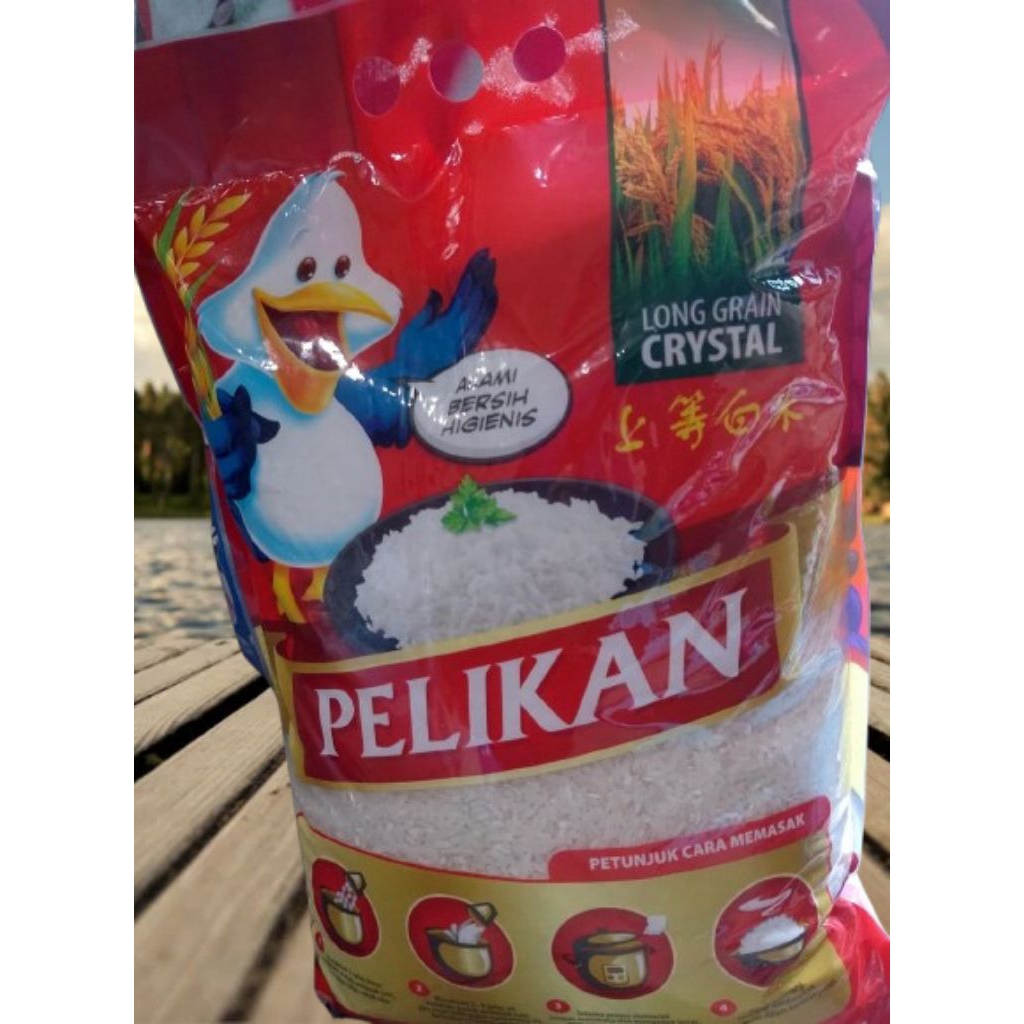

Beras Pelikan 5kg 100% Original Rice Food