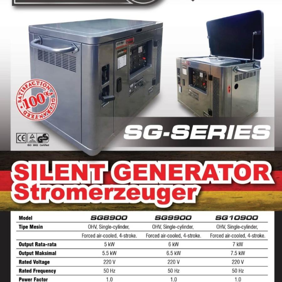 genset 6000 watt bensin silent Starke SG 9900