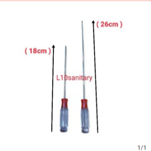 e29 / 8 Obeng RADIO / Obeng TV / Obeng TAPE / Obeng Panjang Kecil Kurus (+) 8" Inch