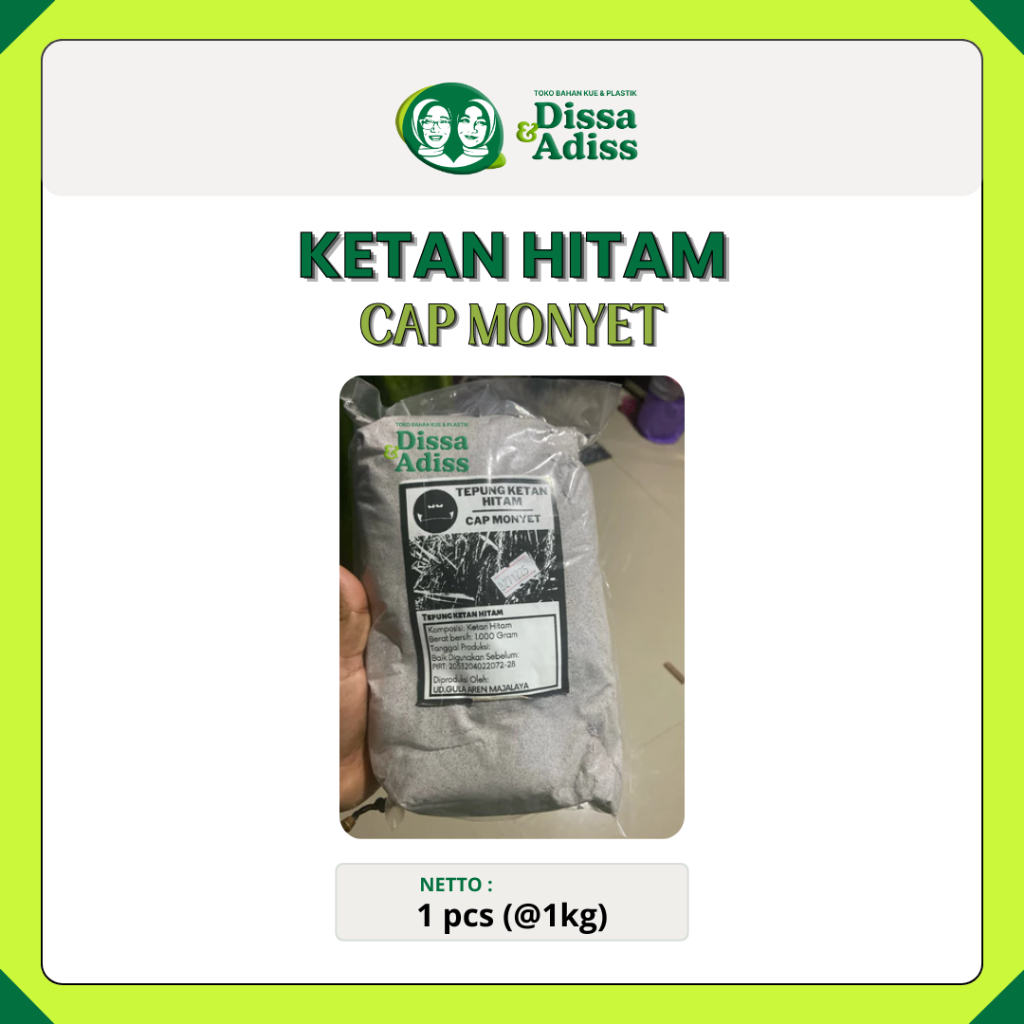 

Tepung Ketan Hitam Cap Monyet | Bahan Klepon, Bubur Ketan, Onde-onde - Tobaqdissa