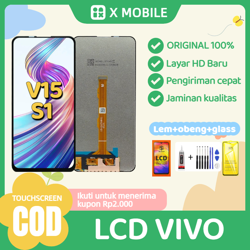 LCD VIVO V15 / S1  LCD TOUCHSCREEN Complete HD+ Fullset lcd VIVO V15 / S1 original 100% full set