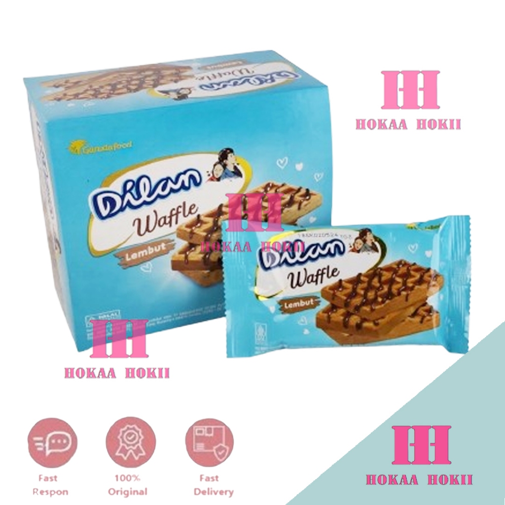 

Dilan Waffle Lembut Cokelat Isi 3 x 28gr