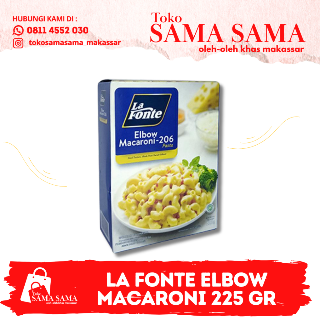 

LA FONTE ELBOW MACARONI 225 GR