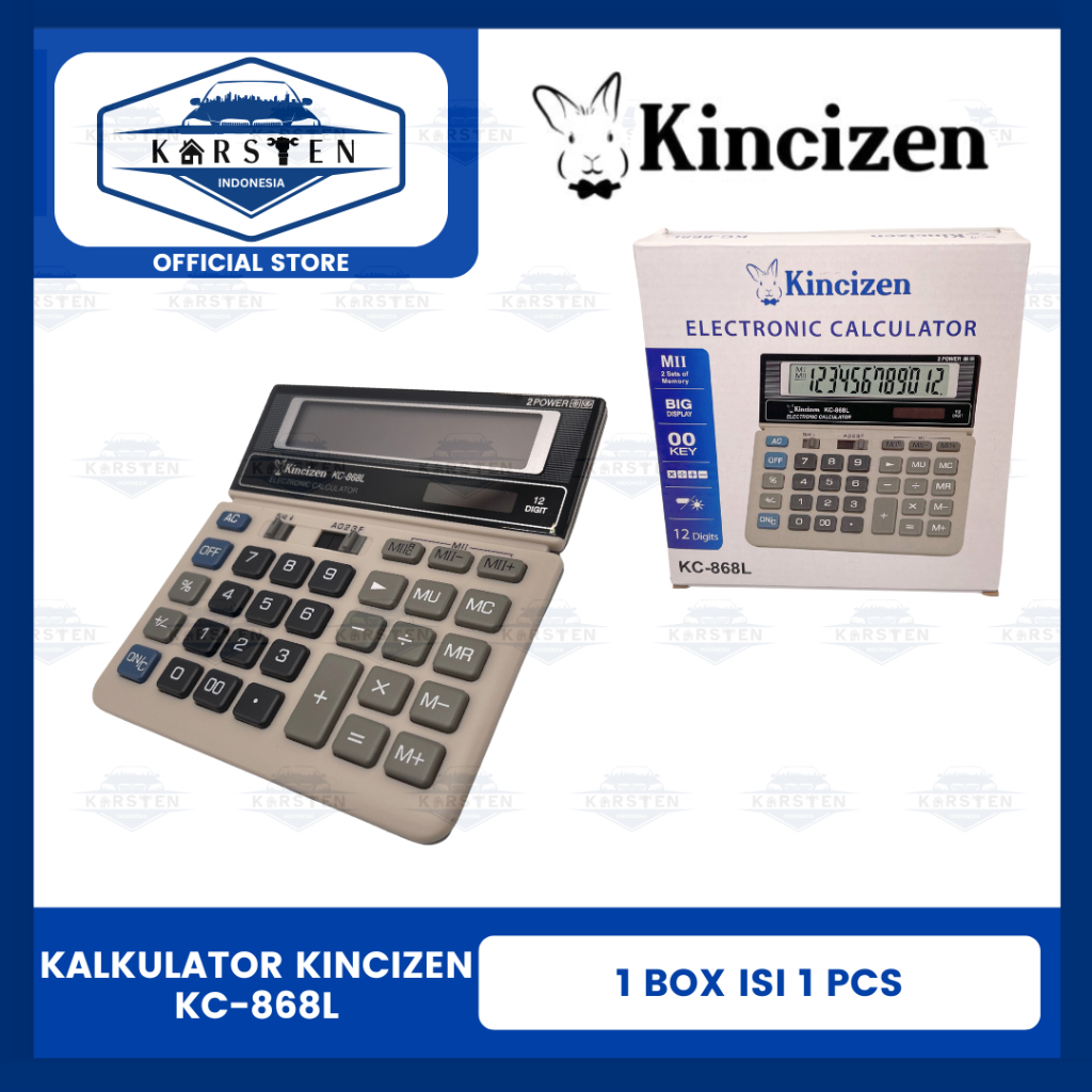 

Calculator | Kalkulator Kincizen KC-868L