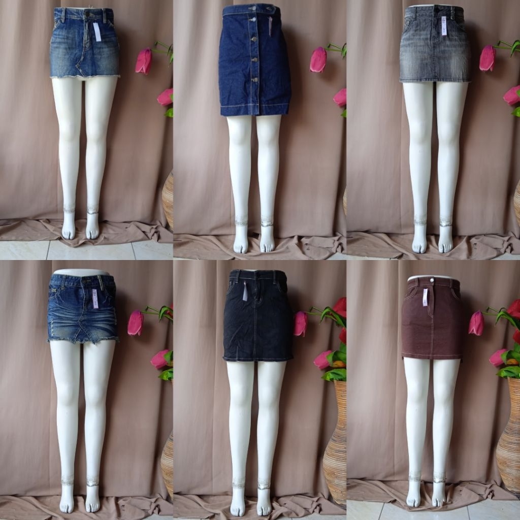 ROK MINI JEANS//ROK SANTAI//MINI//ROK JEANS//ROK CASUAL