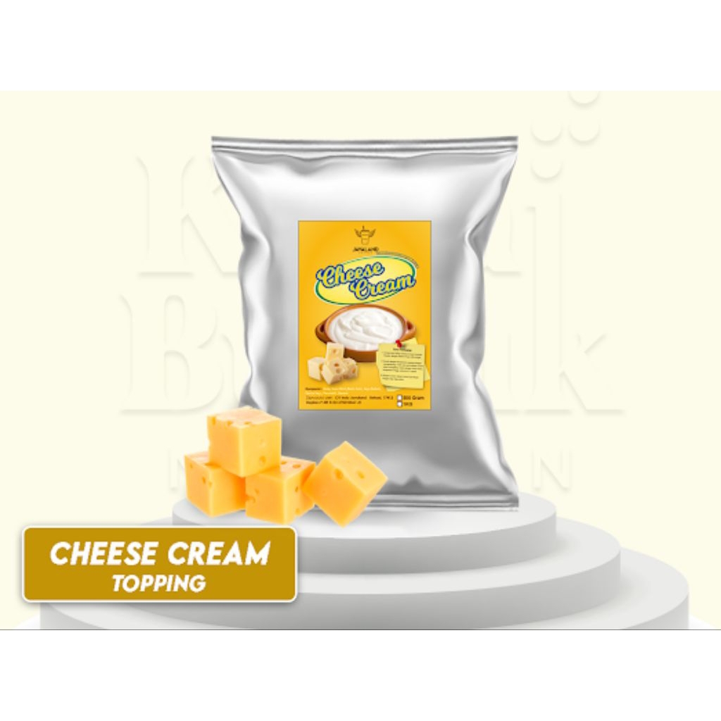 

Javaland Topping Cheese Cream / Krim Keju 500 gram | Minuman Kekinian | Topping Premix