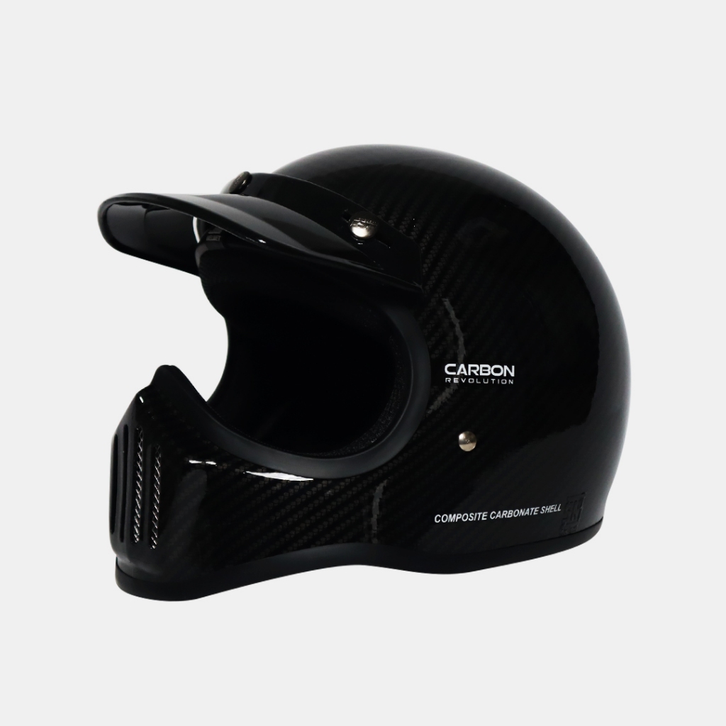 Helm Full Face JS CAKIL POLOS, CAKIL CARBON, Dan CAKIL MOTIF/Helm Trail/Helm Cross