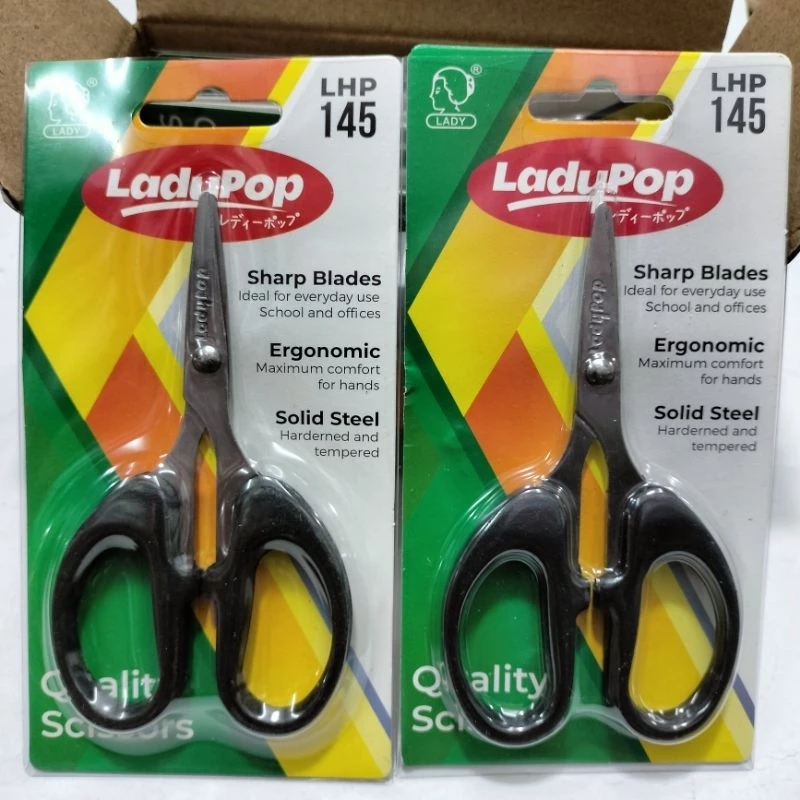 

Gunting Lady Pop Fox Scissors Hitam Stainless 4” 6” 8” 12cm 19cm 23cm Smooth Cutting