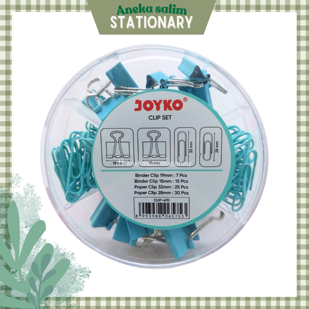 

Anekasalim - Clip Set/Penjepit Kertas Joyko 4 Type