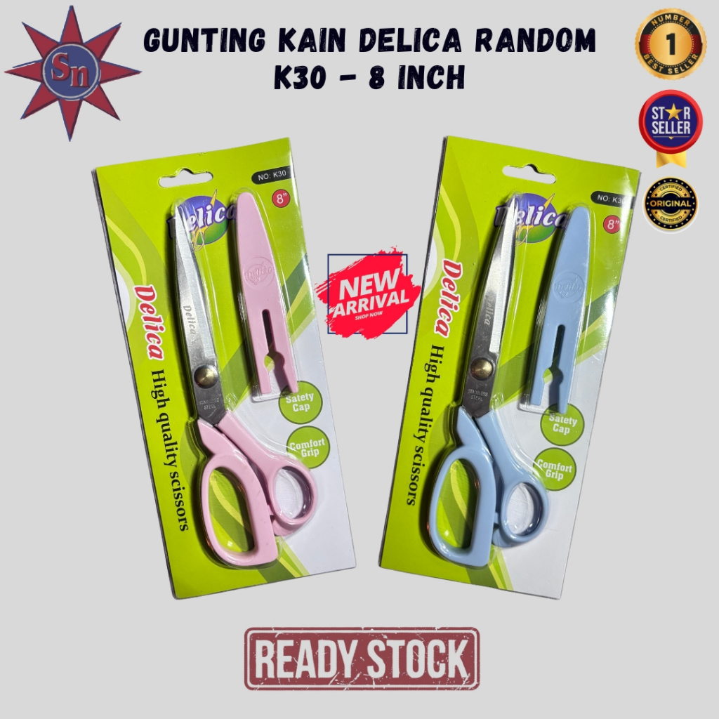 

Gunting Kain Delica Random K30/8 Inch Original Product