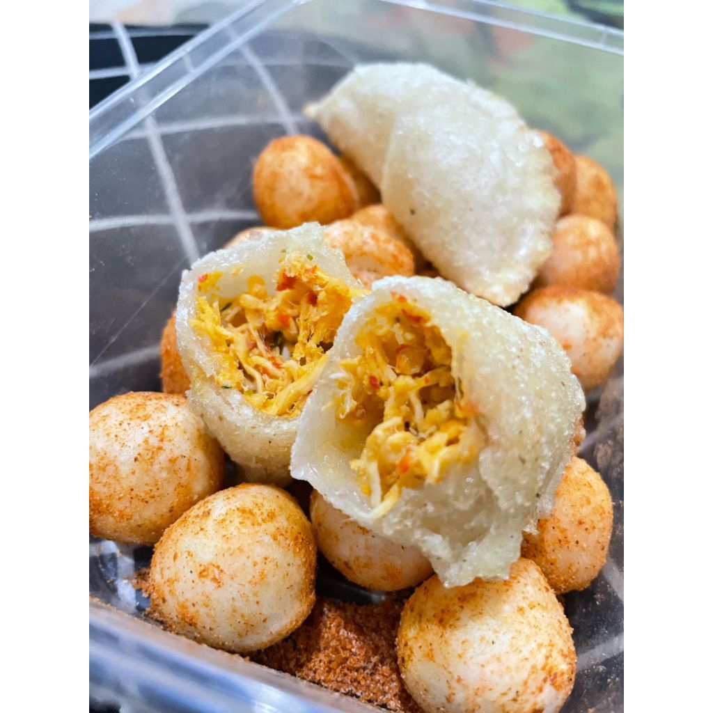 

Cireng isi ayam — pedas