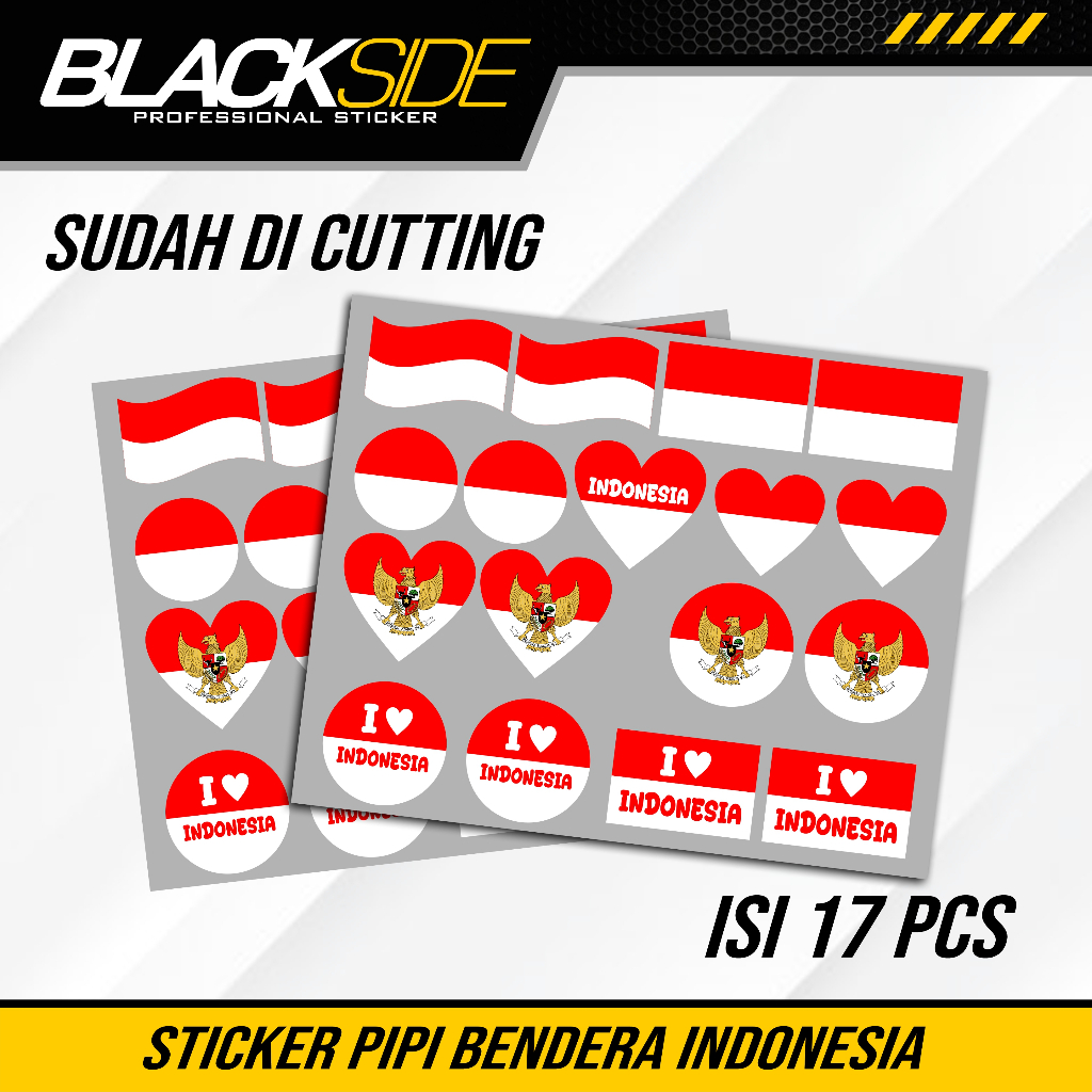 

Sticker Pipi Bendera Merah Putih Termurah - Sticker Pipi Bendera Indonesia Tinggal Tempel