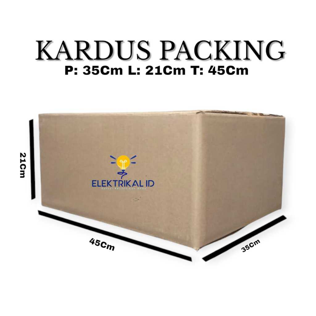 

Kardus / Karton Box Packing Polos 35x21x45 cm Tebal