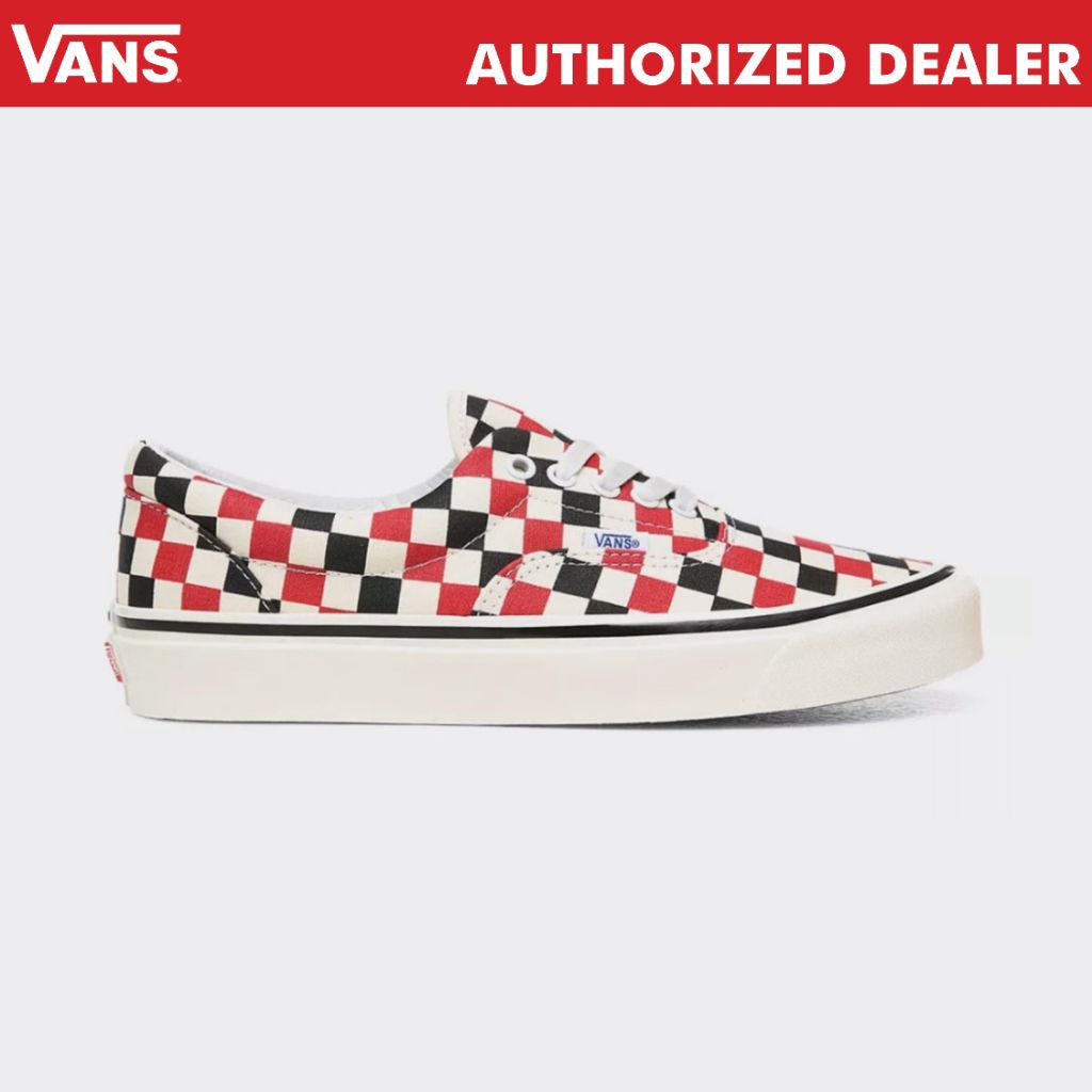 Sepatu Vans Era 95 DX Anaheim Factory Checkerboard black red white Original