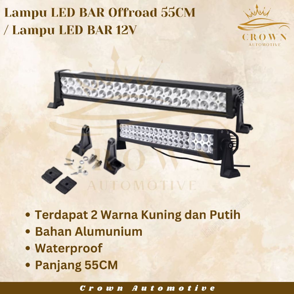 Lampu Tembak Offroad LED BAR 55CM / Lampu LED BAR Offroad 12V