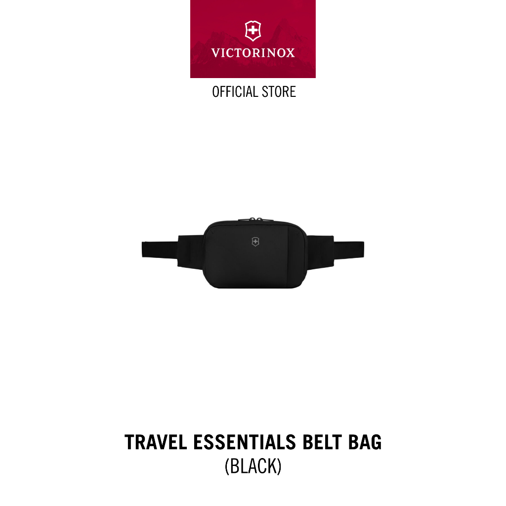 Victorinox Travel Essentials, Tas Pinggang, Hitam