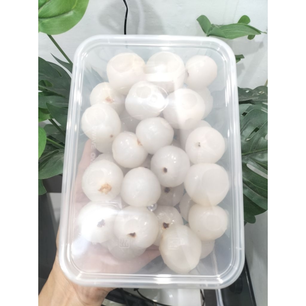 

leci merah kupas berat 500gr ( disarankan pakai pengiriman instan atau sameday )