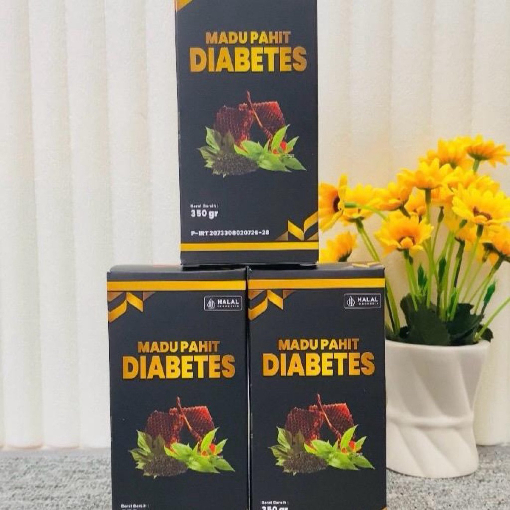 

(3 Botol) Madu Pahit Diabetes Herbal 350gr dengan Madu Pahit, Daun Insulin, Habbatussauda & Sambiloto- Honey