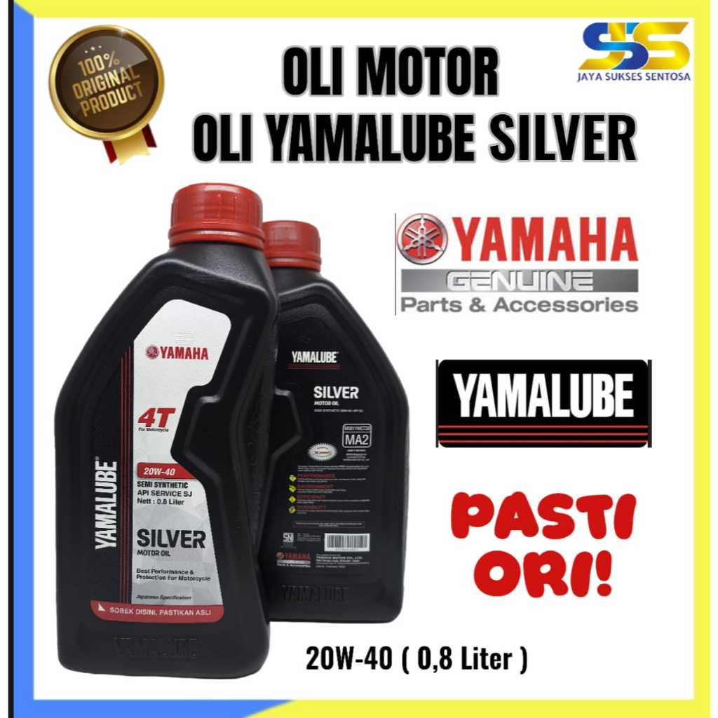 YAMALUBE Silver Motor Oil Oli Motor 0,8 Liter