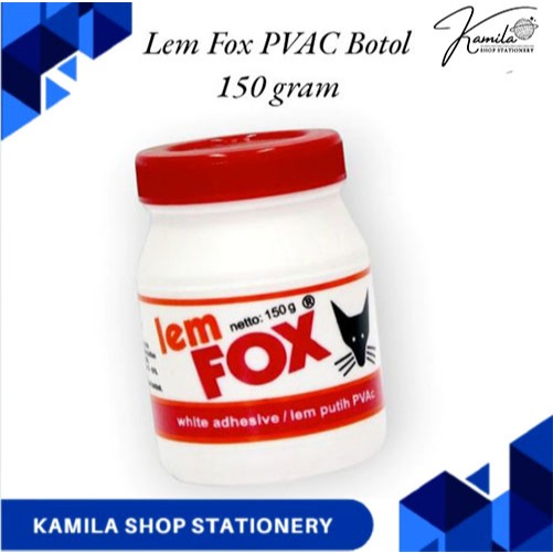 

Lem Fox PVAC Botol 150 Gram - Lem Kayu Fox