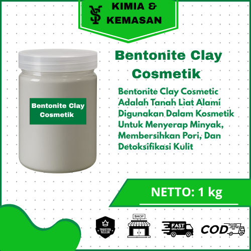 

Bentonite Clay Cosmetik / Bentonit Bubuk 1kg