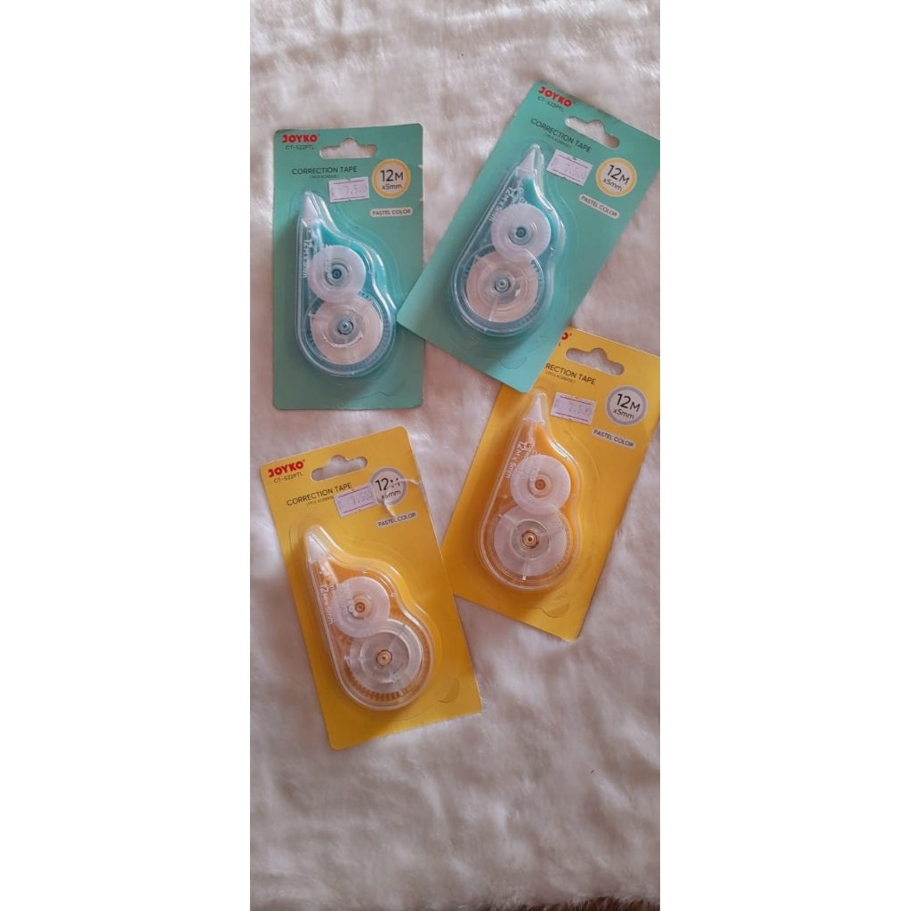 

Tip Ex Kertas Joyko 12 M warna Pastel