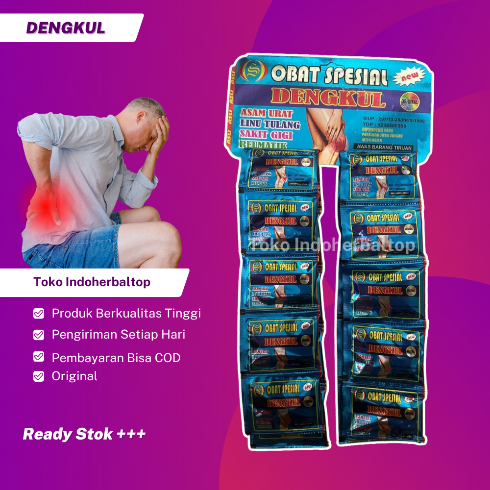 

Obat Spesial Dengkul Kapsul 1 Hanger isi 20 Sachet