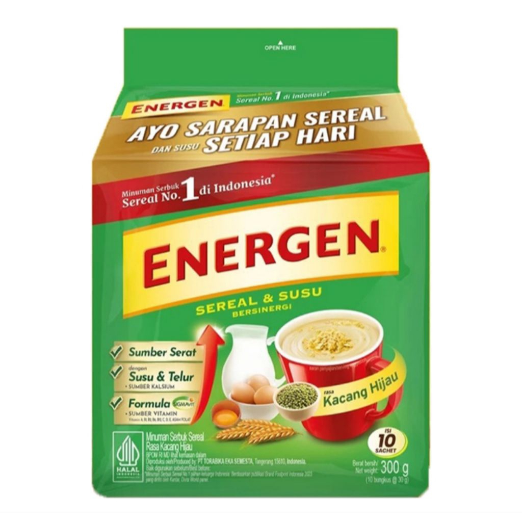 

Energen Minuman Sereal Kacang Hijau