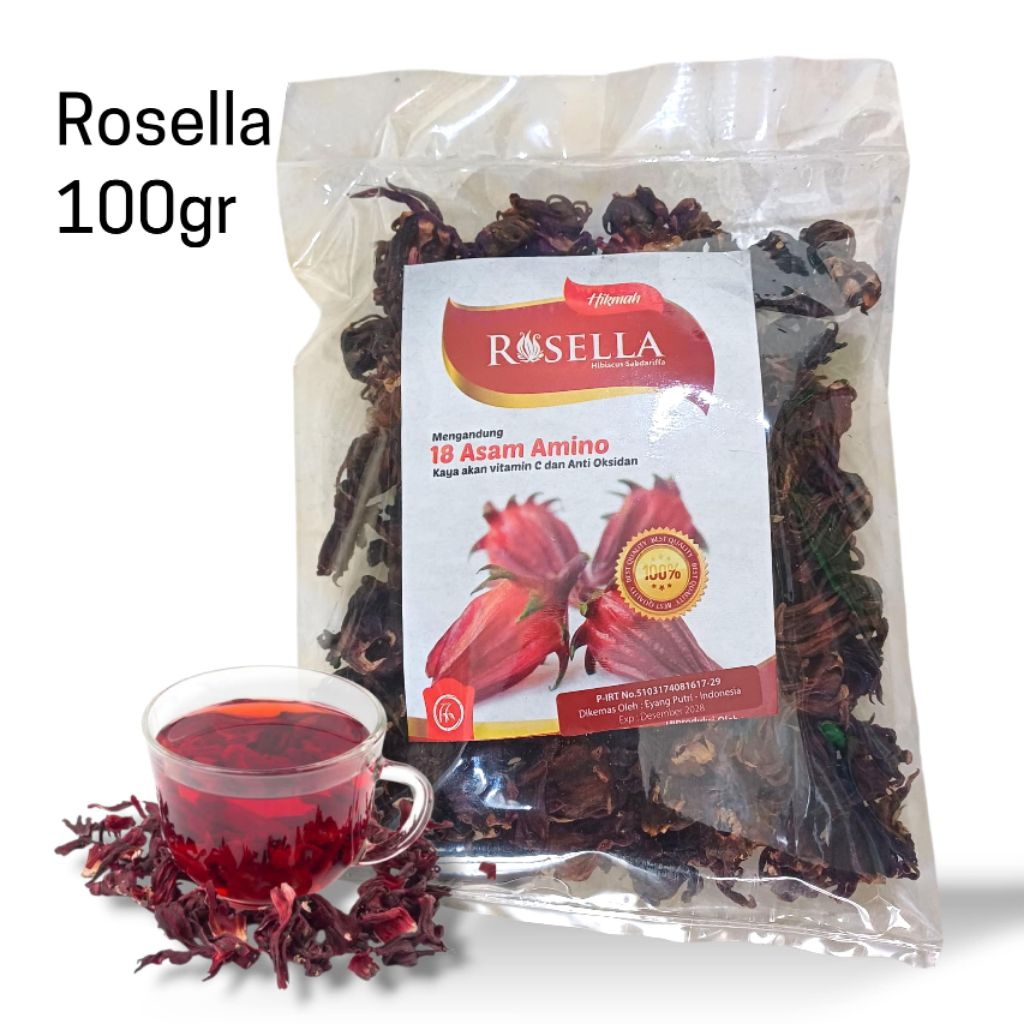 

Hikmah Bunga Rosella Merah 100gr Rosella Kering