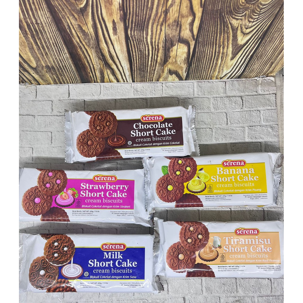 

Serena Short Cake Choco Milk 225 gram