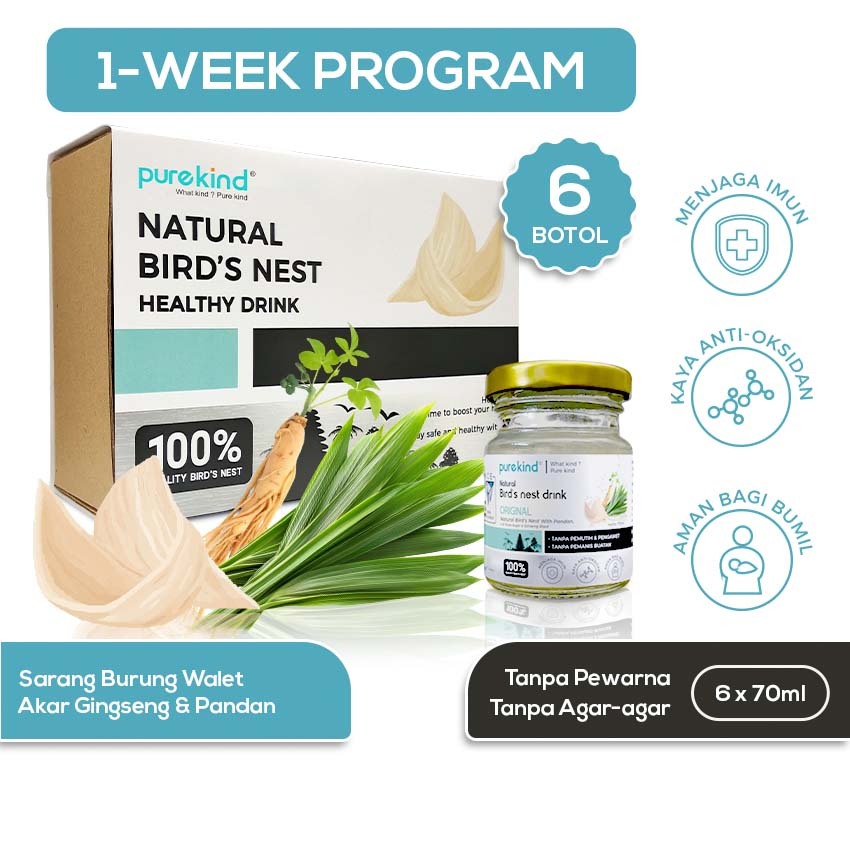 

Minuman Sarang Burung Walet Bird’s Nest Drink Purekind ORIGINAL
