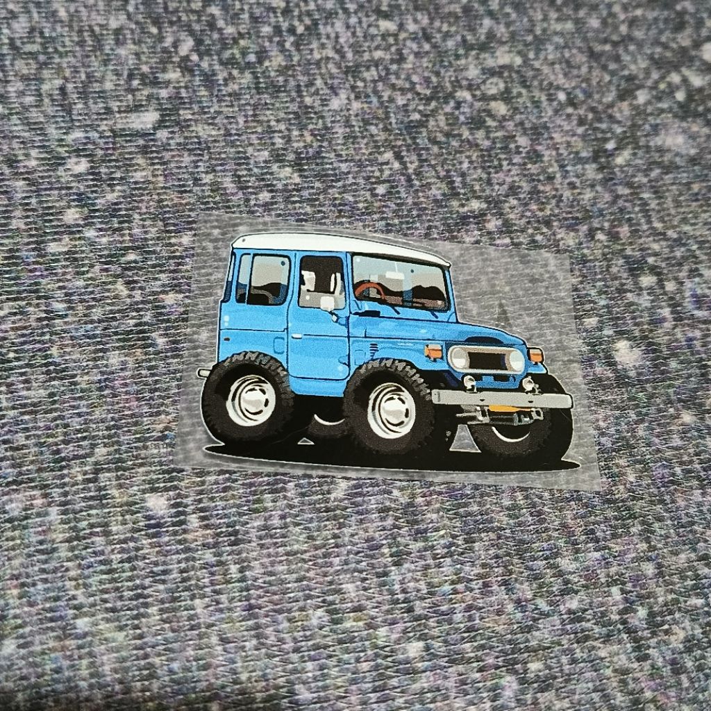 

Sticker FJ40 Hardtop Maxdecal Vinyl Transparan White Toner