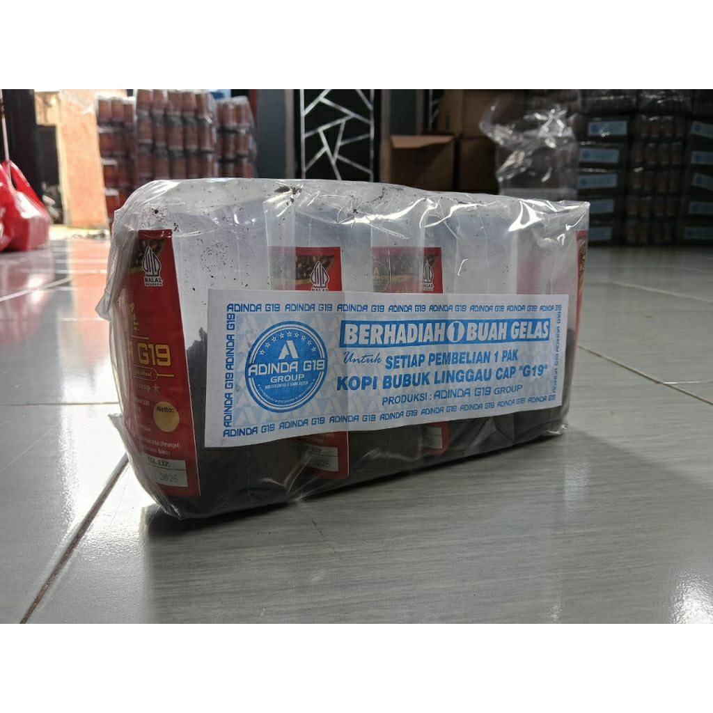 

Kopi Bubuk Adinda G19 Asli kemasan sedang