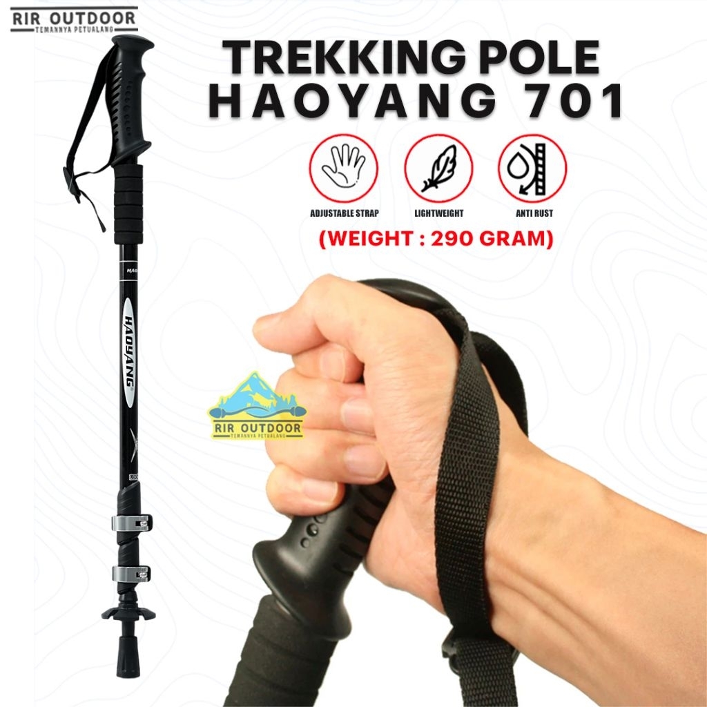 TREKKING POLE HAOYANG 701 TRACKING POLE TONGKAT MENDAKI GUNUNG TONGKAT PENDAKI GUNUNG OUTDOORGEAR