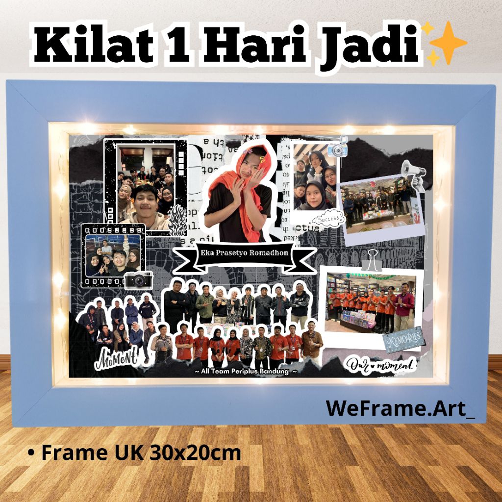 frame perpisahan teman kantor / hadiah kenang kenangan / Kado kenangan perpisahan